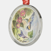 Ornement Métallique Oiseaux de Humming (Gauche)