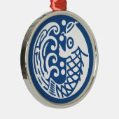 Ornement Métallique Onde carpe (Droite)