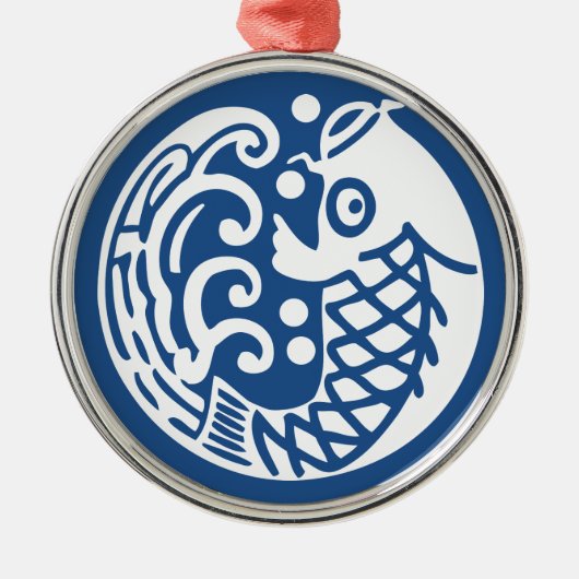 Ornement Métallique Onde carpe (Devant)