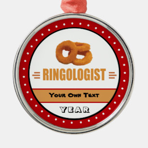 Ornement Métallique Onion Rings Lover