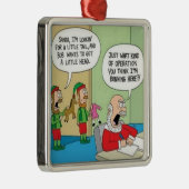 Ornement Métallique Opération atelier père Noël (Droite)