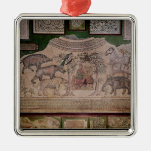 Ornement Métallique Orphée charmant les animaux