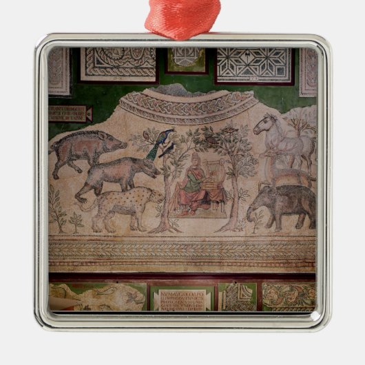 Ornement Métallique Orphée charmant les animaux (Devant)