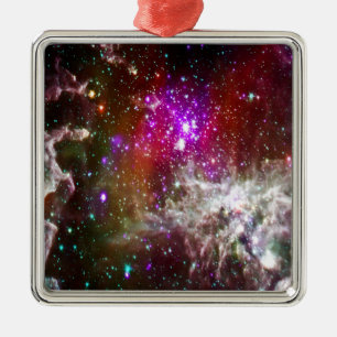 Ornement Métallique Pacman Nebula