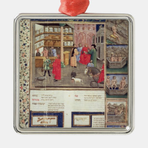 Ornement Métallique Page de "Canon de médecine" par Avicenna