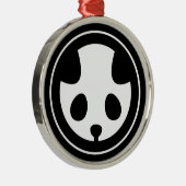 Ornement Métallique Panda (Droite)