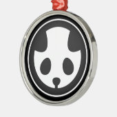 Ornement Métallique Panda (Gauche)
