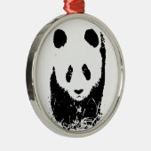 Ornement Métallique Panda (Droite)
