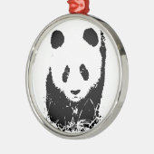 Ornement Métallique Panda (Gauche)