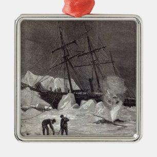 Ornement Métallique Pandora a pincé dans la glace