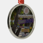 Ornement Métallique Panneau de signalisation Rum Point Grand Cayman (Droite)