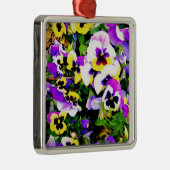 Ornement Métallique pansy flowers (Droite)