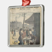 Ornement Métallique Paris à six heures pendant le matin (Gauche)