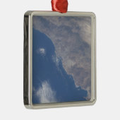 Ornement Métallique Partie sud de la Californie vue depuis l'espace (Droite)