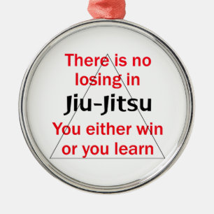 Ornement Métallique Pas perdant dans Jiu Jitsu