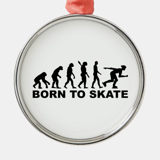 Ornement Métallique Patinage intégré d'évolution (Devant)