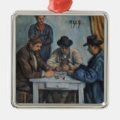 Ornement Métallique Paul Cezanne | les joueurs de carte (Devant)