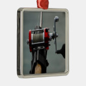 Ornement Métallique Pêche terminée (Droite)