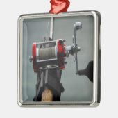 Ornement Métallique Pêche terminée (Gauche)