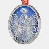 Ornement Métallique Pendentif ornemental Twinkle Angel (Gauche)