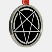 Ornement Métallique Pentagone étoilé No.1 (blanc) (Droite)