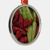 Ornement Métallique Peppers chili (Droite)
