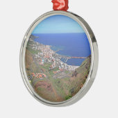 Ornement Métallique père Noël Cruz de La Palma Canaries Espagne (Gauche)