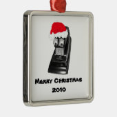 Ornement Métallique Père Noël Stapler Joyeux Noël 2010 (Droite)