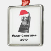 Ornement Métallique Père Noël Stapler Joyeux Noël 2010 (Gauche)