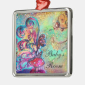 ORNEMENT MÉTALLIQUE PETITE ELF DE CHAMPIGNONS AFFICHETTE DE PORTE (Gauche)