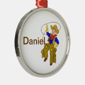 Ornement Métallique Peu de cowboy vintage (Droite)