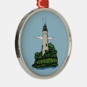 Ornement Métallique Phare (Droite)