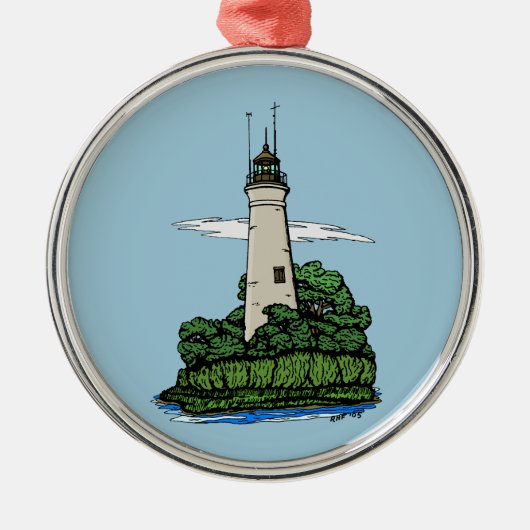 Ornement Métallique Phare (Devant)