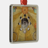 Ornement Métallique Phases de la lune, 'de l'atlas céleste (Droite)