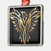 Ornement Métallique Phoenix (Gauche)