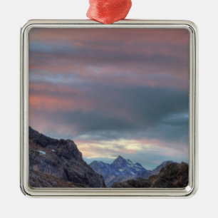 Ornement Métallique Pic Argonaut, coucher de soleil