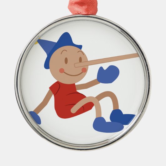 Ornement Métallique Pinocchio (Devant)