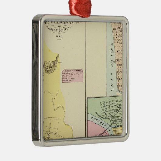 Ornement Métallique Pinte agréable, la Virginie Occidentale (Droite)