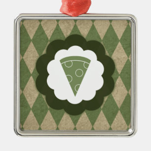 Ornement Métallique pizza