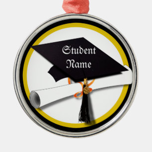 Ornement Métallique Plafond de diplôme avec Diplôme et Cercle d'or