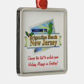 Ornement Métallique Plage NJ de brigantin (Droite)