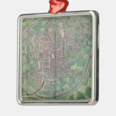 Ornement Métallique Plan de ville de Bruxelles, de 'Terra de Civitates (Gauche)