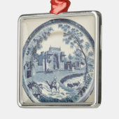 Ornement Métallique Plat bleu et blanc de Spode, c.1815 (Gauche)
