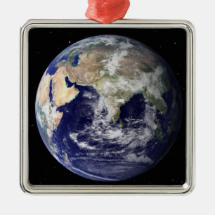 Ornement Métallique Pleine Terre montrant Europe et Asie 2