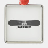 Ornement Métallique Plus de méthode Moins de double liège (Devant)