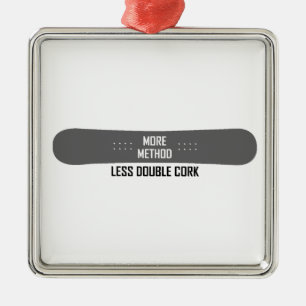 Ornement Métallique Plus de méthode Moins de double liège