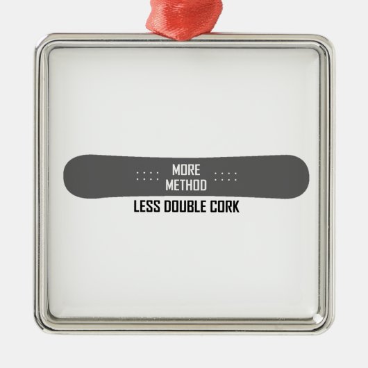 Ornement Métallique Plus de méthode Moins de double liège (Devant)