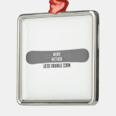 Ornement Métallique Plus de méthode Moins de double liège (Gauche)