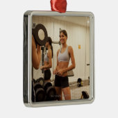 Ornement Métallique Poids de levage dans le gymnase (Droite)