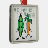 Ornement Métallique Pois et carottes (Droite)